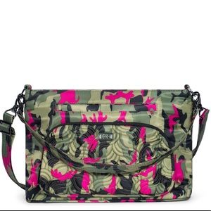 NWOT - Lug Samba XL Crossbody / Shoulder Bag in the Camo Orchid print